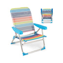 2/3 Pack Foldable Beach Chair with Armrests and Carry Strap