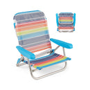 2/3 Pack Foldable Beach Chair with Armrests and Carry Strap
