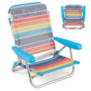 2/3 Pack Foldable Beach Chair with Armrests and Carry Strap