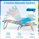 2/3 Pack Foldable Beach Chair with Armrests and Carry Strap