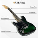 SPORTNOW Six-String Electric Guitar w/ 15W Amp, Digital Turner, Picks, Bag