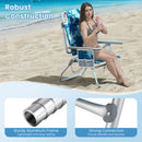 Set of 2 Adjustable Folding Beach Chairs