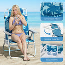 Set of 2 Adjustable Folding Beach Chairs