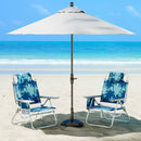 Set of 2 Adjustable Folding Beach Chairs