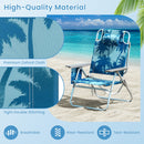 Set of 2 Adjustable Folding Beach Chairs