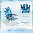 Set of 2 Adjustable Folding Beach Chairs