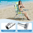Set of 2 Adjustable Folding Beach Chairs