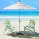 Set of 2 Adjustable Folding Beach Chairs