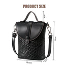 Modishion PU Leather Bucket Bag Crossbody Bag with Adjustable Strap