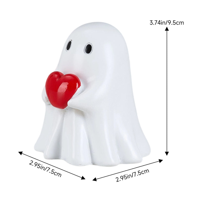 Host Figurine with Red Heart Ornament