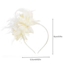 Feather Flower Fascinator Headband