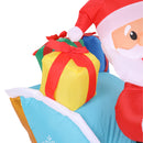 Lifeideas 4M Inflatable Santa and Rudolf Decoration