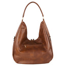 Modishion PU Leather Shoulder Bag Handbag Tote with Zipper Pouch