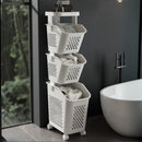 Lifeideas Compact 3 Tier Storage Unit for Laundry