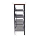 Livingandhome Direct 5-Tier Mesh Shelves Shoe Rack