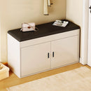 Livingandhome PU Leather Seat Shoe Storage Bench