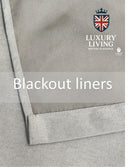 Chenille Blackout Ring Top Curtains Silver