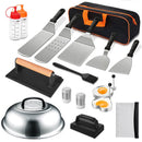 Breeins 17Pcs Griddle Accessories Kit Stainless Steel Flat Top Teppanyaki Tools Set