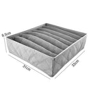 Lifeideas 3 Packs Underwear Drawer Organizer Storage Box Bra Tidy Socks Ties Draw Divider