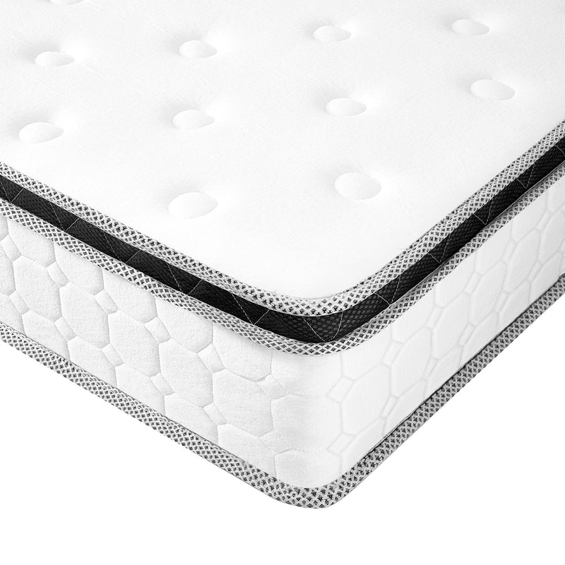 Livingandhome 10Inch Single Mattress Pocket Spring Hybrid Mattress