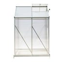 Breeins Aluminium Hobby Greenhouse with Base and Window Opening