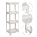 Lifeideas Compact 4-Tier Freestanding Storage Rack