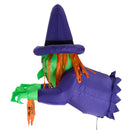Lifeideas 4ft Halloween Inflatable Witch Decoration with Built-in LED Lights