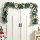 Lifeideas 270cm Artificial Spruce Garland with 50 Warm White LED Lights