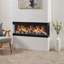 Livingandhome 50inch 3-Sided Smart Electric Fireplace