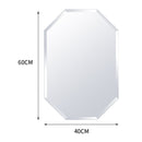 LivingandhomeDecorative Frameless Wall Mirror