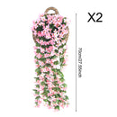 Lifeideas Wall Hanging Faux Violet Garland