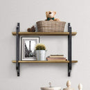 Cottonfy UK 2-Tier Home Decor Floating Wall Shelves