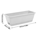 Breeins 5-Piece Rectangle Garden Planter Set