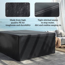 Outsunny 235x190x90cm Large Patio Set Outdoor Garden Furniture Cover Black