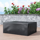 Outsunny 235x190x90cm Large Patio Set Outdoor Garden Furniture Cover Black