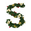 Lifeideas 2.7m Pre-lit Artificial Christmas Garland Decorations