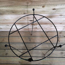 80cm X 45cm Large Cottage Heavy Duty Black Metal Herbaceous Garden Plant Support Grow Through