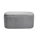Livingandhome Modern Pleated Storage Stools