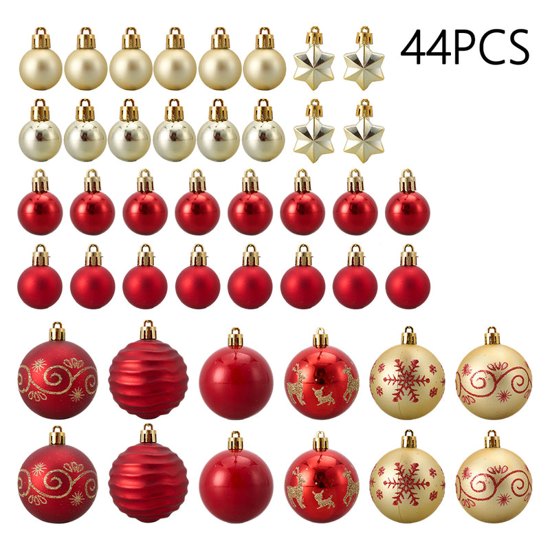 Lifeideas 44-Piece Christmas Ornaments for Tree Decoration