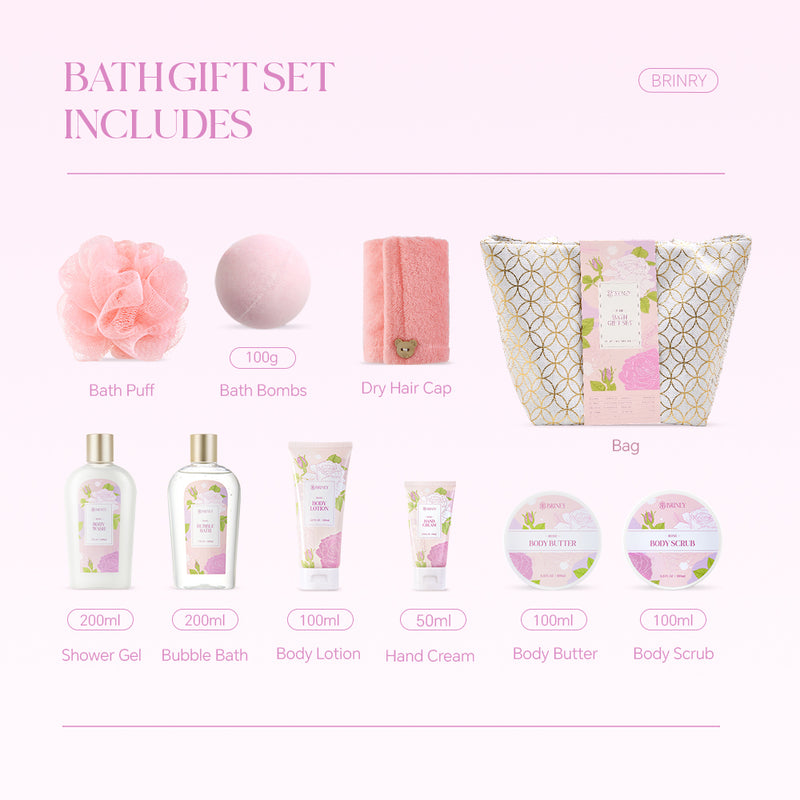 Sheonly 10pcs Scented Spa Bath Gift Set