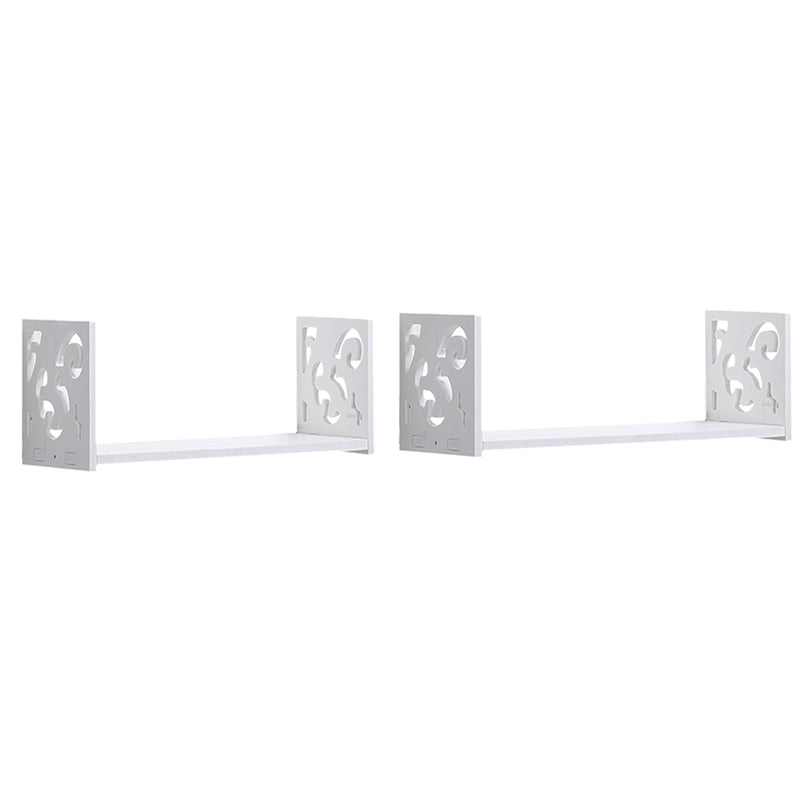 Livingandhome Modern Set of 2 U-Shaped Wall Floating Shelves