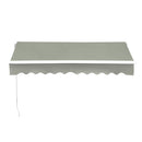 Garden Sanctuary Outdoor Retractable Patio Awning for Window and Door