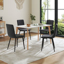 Livingandhome Set of 4 Modern Urban Style Armless Dining Chairs