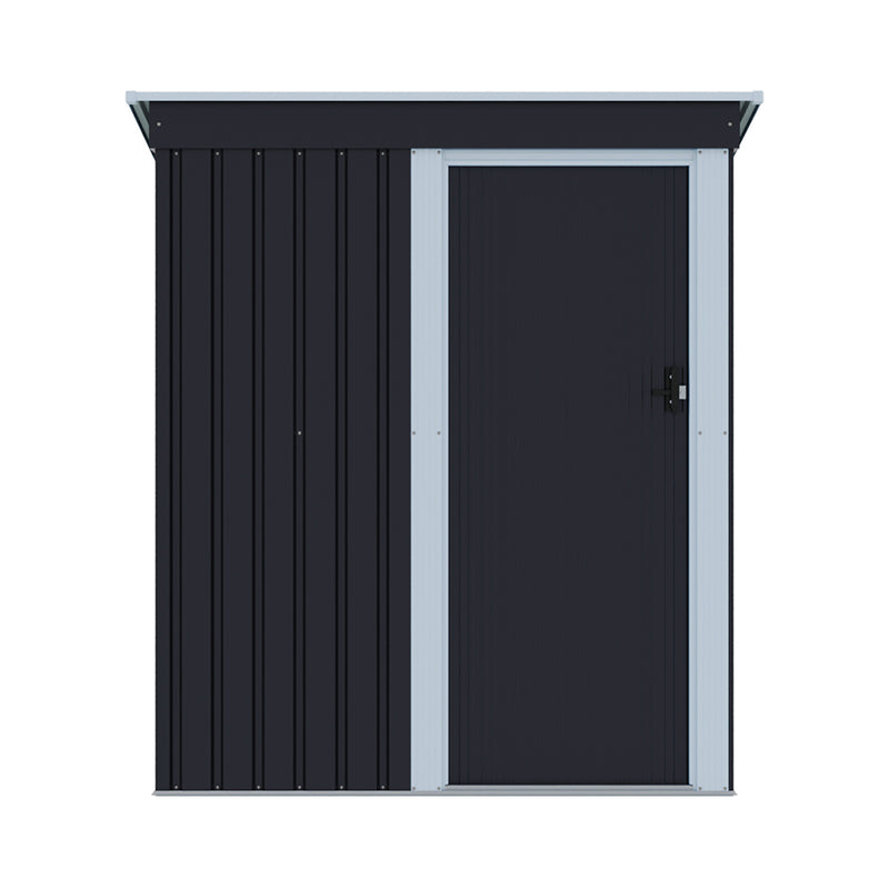 Garden Sanctuary 5 x 3 FT Outdoor Metal Storage Shed with Lockable Door for Garden