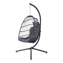Breeins Swing Hanging Egg Chair with Cushion and Pillow