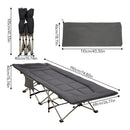 Portable Folding Camping Cot Camping bed with Headrest