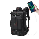 Modishion XL Expandable Oxford Backpack Black