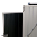 Breeins 8x4 FT Metal Pent Roof Garden Tool Storage Shed