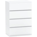 HOMCOM Bedroom Chest of Drawers, 4 Drawers Dresser, Drawer Unit