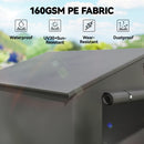 Outsunny Garden Storage Shed Tent Bike Tent, Dark Grey